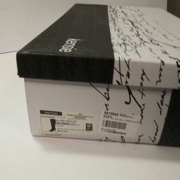 Kensie, black Suede tall Boots size 10M NWT - Picture 12 of 12